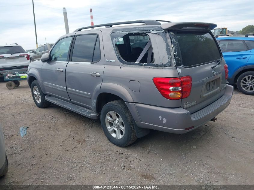 2001 Toyota Sequoia Limited V8 VIN: 5TDBT48A81S020211 Lot: 40123544
