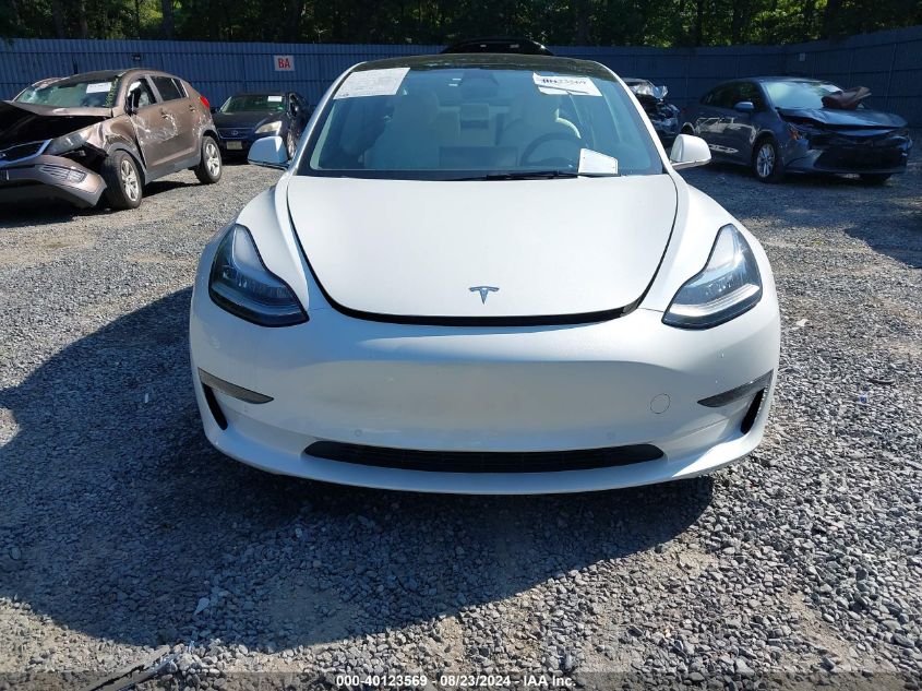 2019 Tesla Model 3 Long Range/Performance VIN: 5YJ3E1EBXKF487369 Lot: 40123569