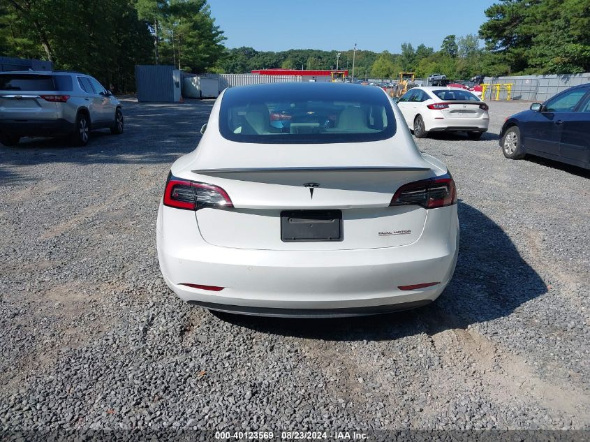 2019 Tesla Model 3 Long Range/Performance VIN: 5YJ3E1EBXKF487369 Lot: 40123569