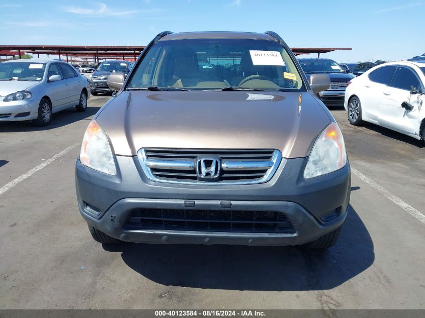2002 Honda Cr-V Ex VIN: JHLRD78802C062940 Lot: 40123584
