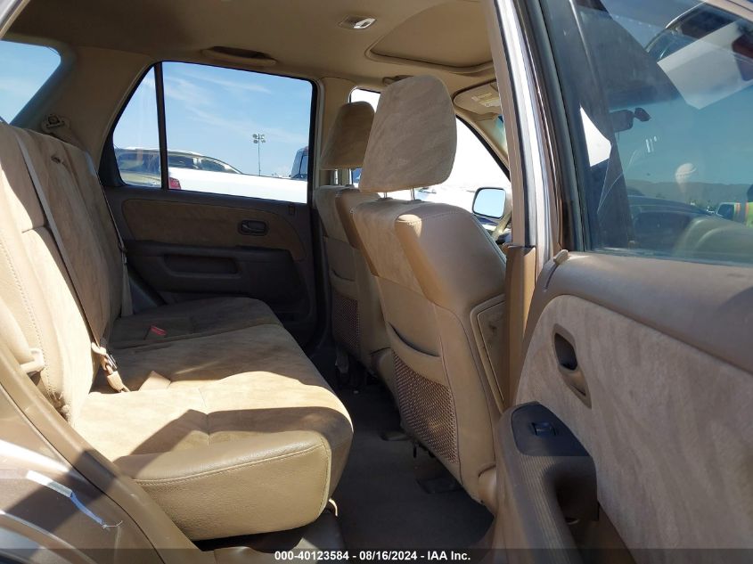 2002 Honda Cr-V Ex VIN: JHLRD78802C062940 Lot: 40123584