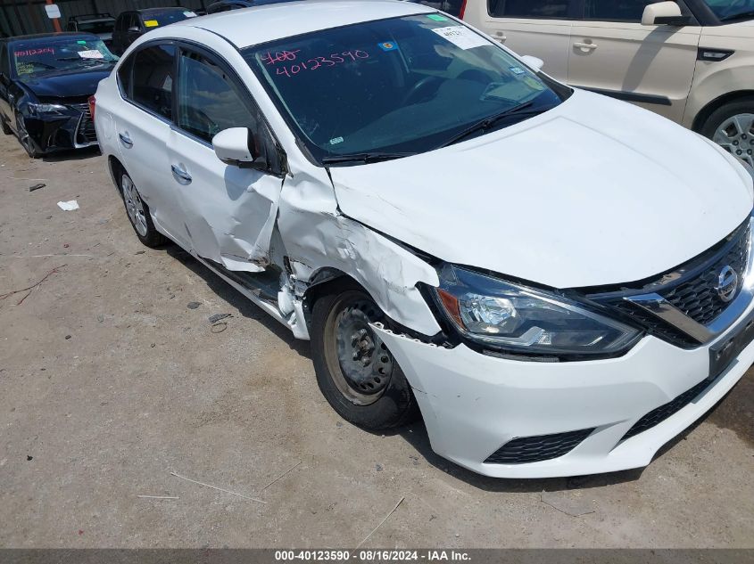 2019 Nissan Sentra S VIN: 3N1AB7AP6KY331440 Lot: 40123590