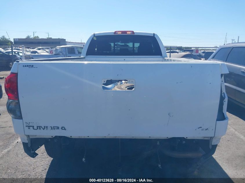 2008 Toyota Tundra Base 5.7L V8 VIN: 5TFCV54178X006721 Lot: 40123628