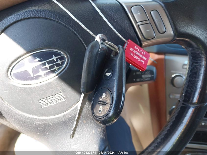 2006 Subaru Outback 3.0R L.l. Bean Edition VIN: 4S4BL86CX64209159 Lot: 40123671