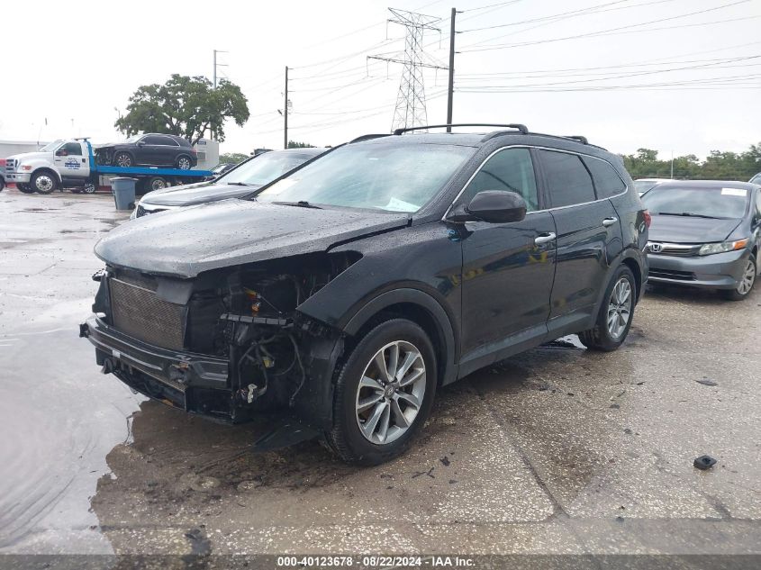 KM8SM4HF2HU235318 2017 HYUNDAI SANTA FE - Image 2