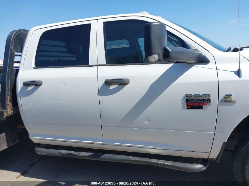 2012 Ram 3500 Chassis St/Slt/Laramie VIN: 3C7WDTCL9CG216325 Lot: 40123695