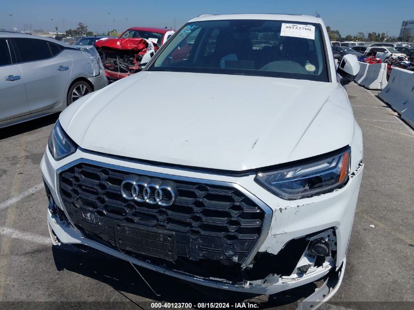 2022 Audi Q5 Premium 45 Tfsi S Line Quattro S Tronic VIN: WA1GAAFY8N2032196 Lot: 40123700