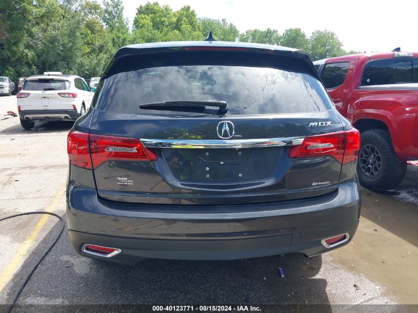 2016 Acura Mdx Technology Acurawatch Plus Packages/Technology Package VIN: 5FRYD4H4XGB054471 Lot: 40123771