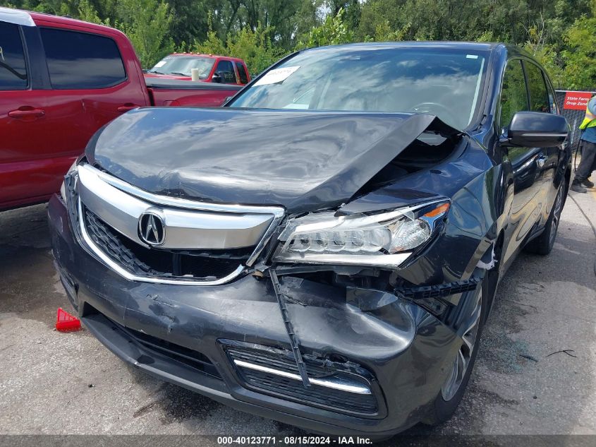 2016 Acura Mdx Technology Acurawatch Plus Packages/Technology Package VIN: 5FRYD4H4XGB054471 Lot: 40123771