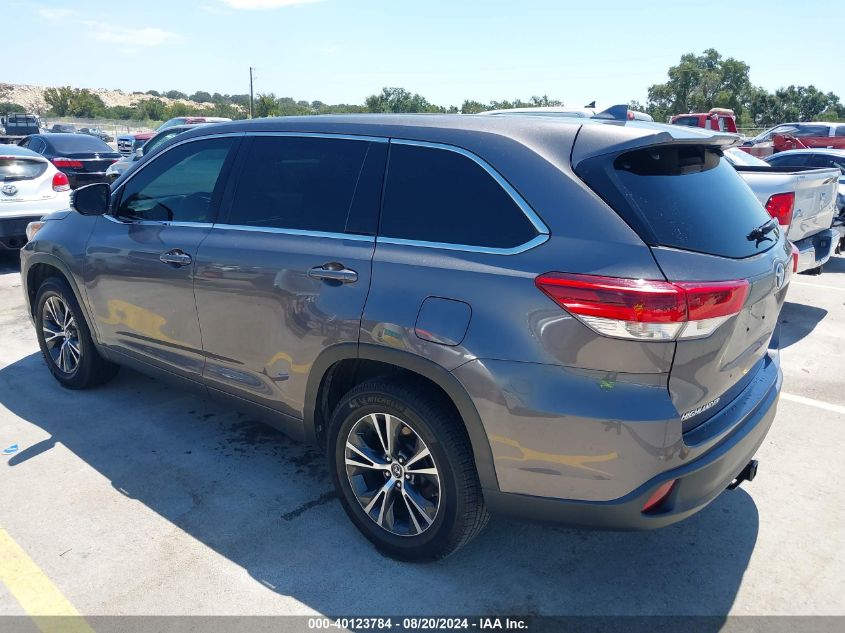 2017 Toyota Highlander Le Plus VIN: 5TDZZRFH3HS192781 Lot: 40123784