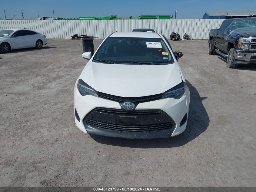 2019 Toyota Corolla Le VIN: 5YFBURHE7KP885369 Lot: 40123799