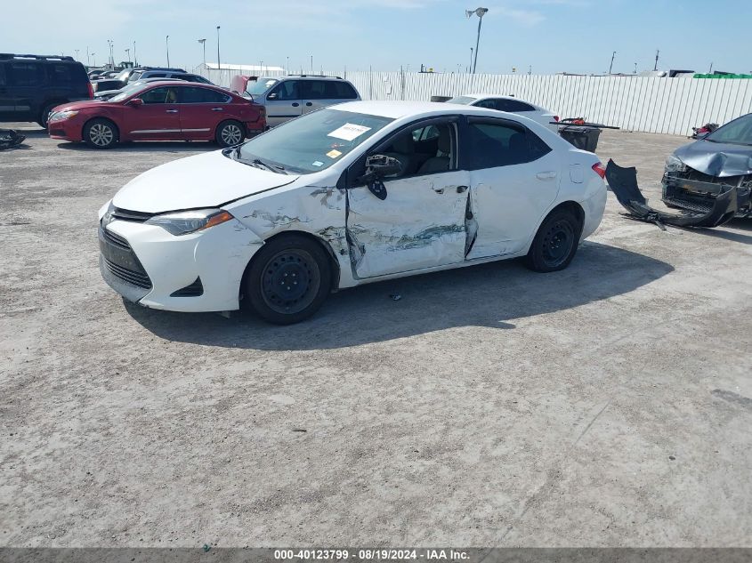 2019 Toyota Corolla Le VIN: 5YFBURHE7KP885369 Lot: 40123799