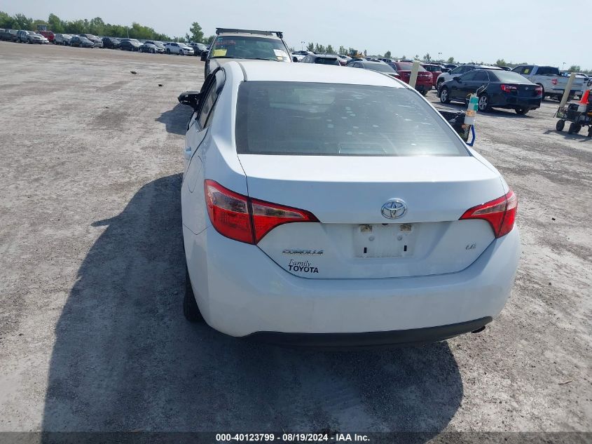 2019 Toyota Corolla Le VIN: 5YFBURHE7KP885369 Lot: 40123799