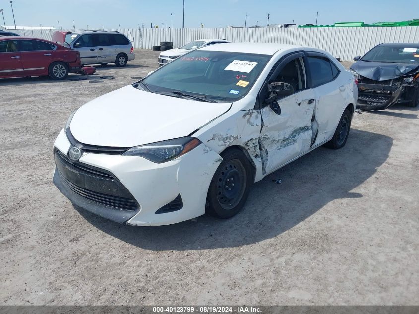 2019 Toyota Corolla Le VIN: 5YFBURHE7KP885369 Lot: 40123799