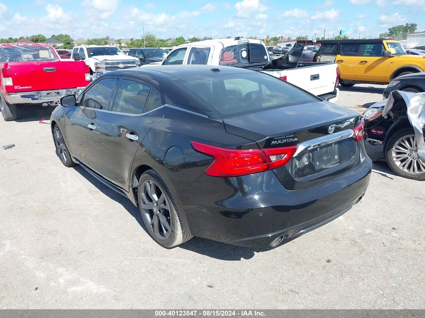 2018 NISSAN MAXIMA SL - 1N4AA6AP1JC362389