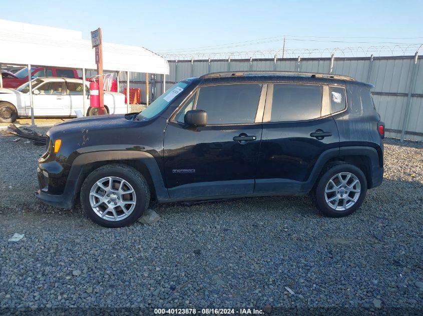 2020 Jeep Renegade Sport Fwd VIN: ZACNJAAB4LPL33175 Lot: 40123878