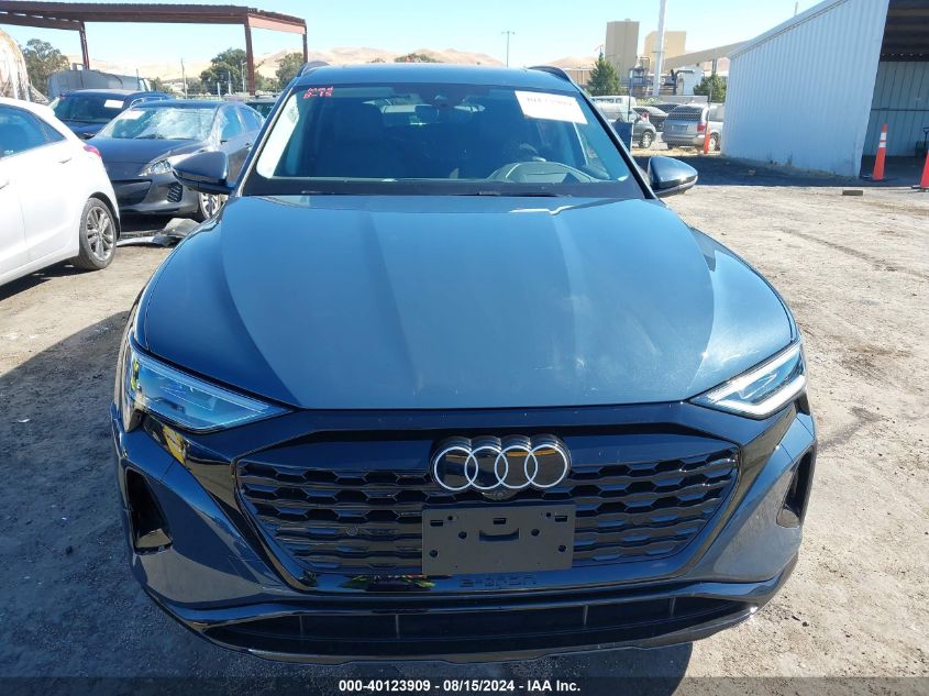 2024 Audi Q8 E-Tron Prestige Quattro VIN: WA16AAGE8RB017610 Lot: 40123909