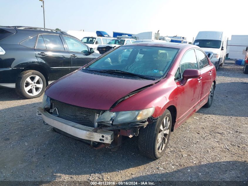 2010 Honda Civic Ex-L VIN: 2HGFA1F99AH543221 Lot: 40123916