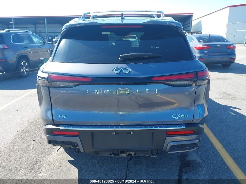 2023 Infiniti Qx60 Sensory Awd VIN: 5N1DL1GS6PC366586 Lot: 40123925