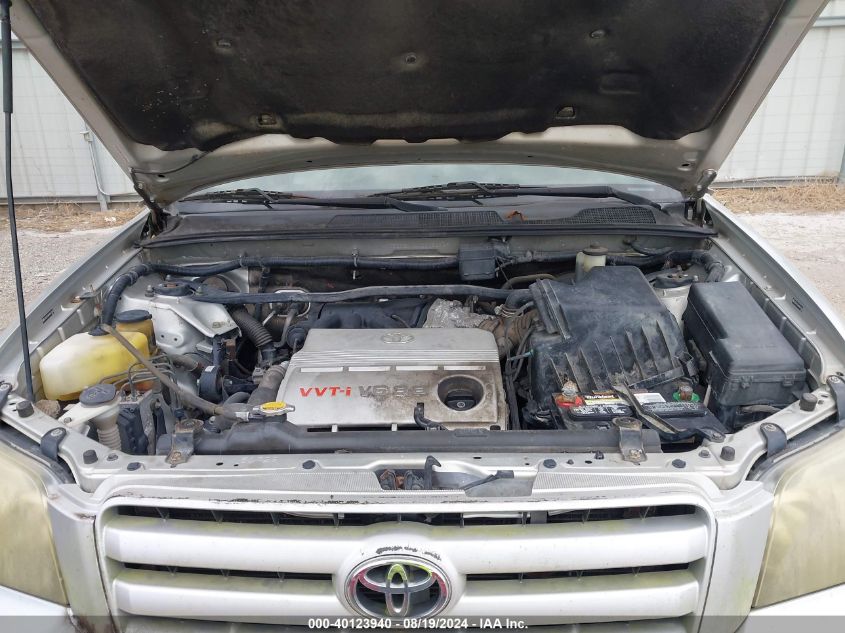 2004 Toyota Highlander V6 VIN: JTEDP21A440013626 Lot: 40123940