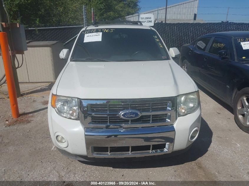 1FMCU0EG8CKA09038 2012 Ford Escape Limited