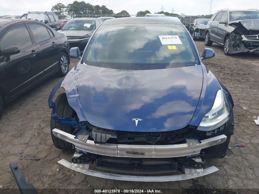 2022 Tesla Model 3 Rear-Wheel Drive VIN: 5YJ3E1EAXNF187844 Lot: 40123978