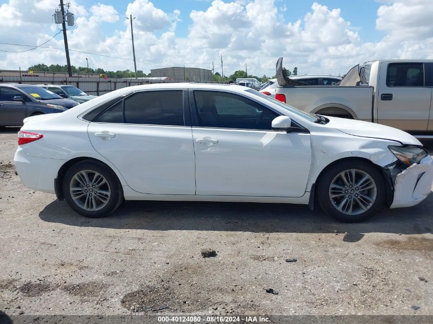 2015 Toyota Camry Se VIN: 4T1BF1FK0FU080063 Lot: 40124080