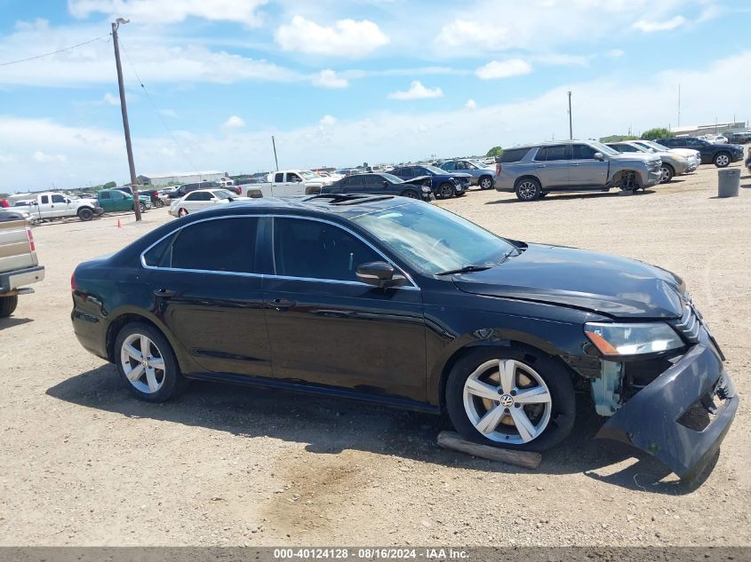 2013 Volkswagen Passat 2.5L Se VIN: 1VWBH7A34DC122168 Lot: 40124128