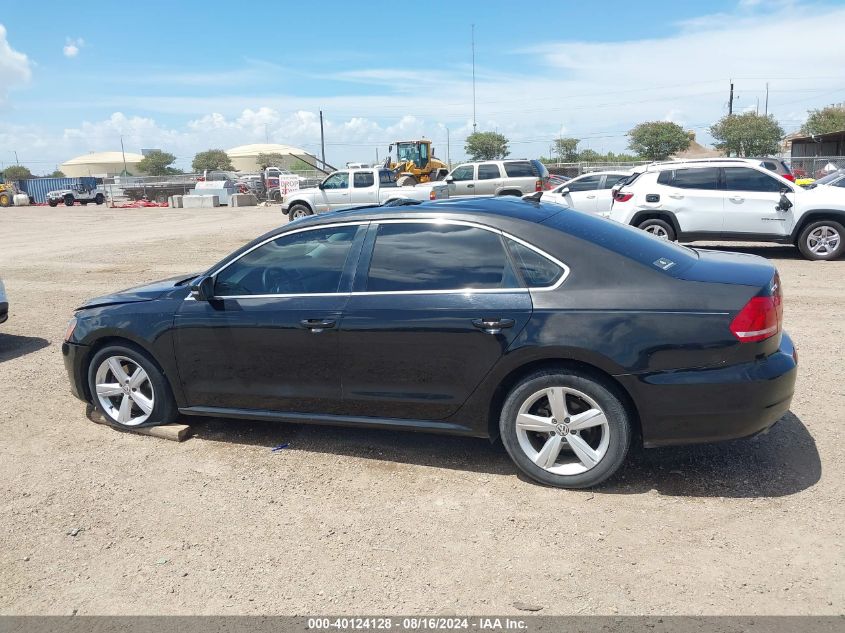 2013 Volkswagen Passat 2.5L Se VIN: 1VWBH7A34DC122168 Lot: 40124128