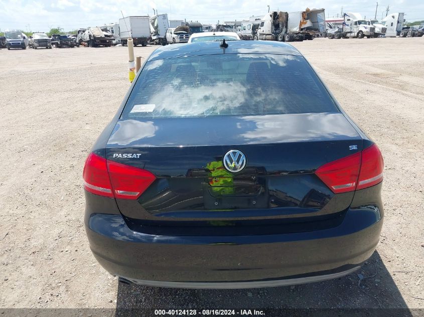 2013 Volkswagen Passat 2.5L Se VIN: 1VWBH7A34DC122168 Lot: 40124128