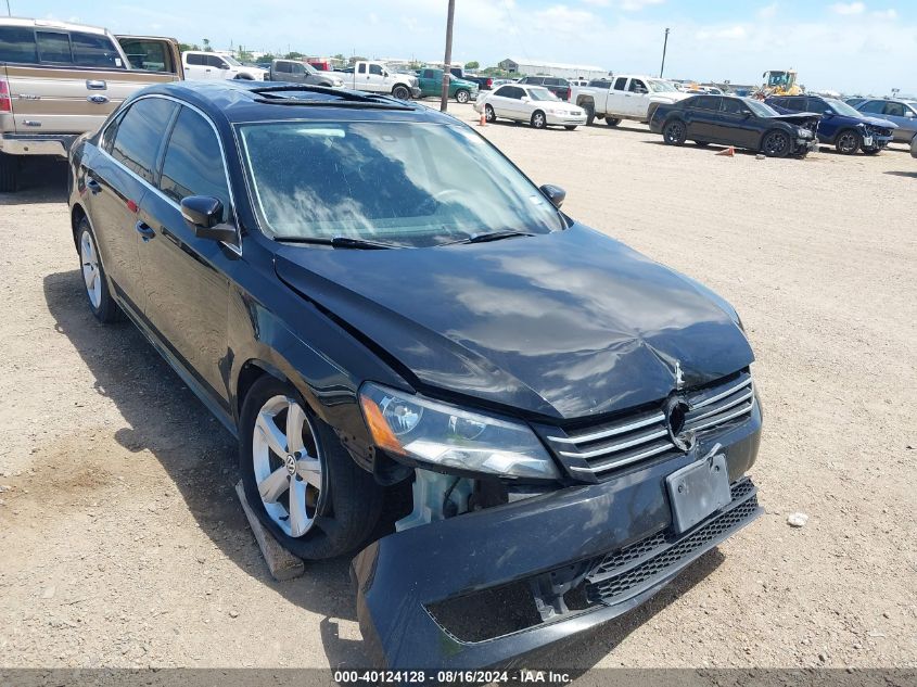 2013 Volkswagen Passat 2.5L Se VIN: 1VWBH7A34DC122168 Lot: 40124128