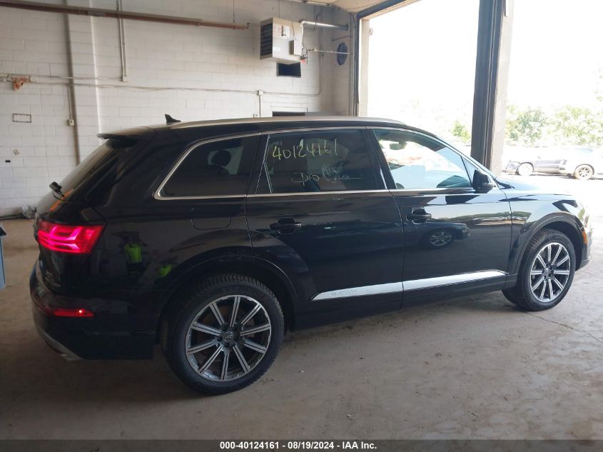 2017 Audi Q7 3.0T Premium VIN: WA1LAAF70HD051534 Lot: 40124161