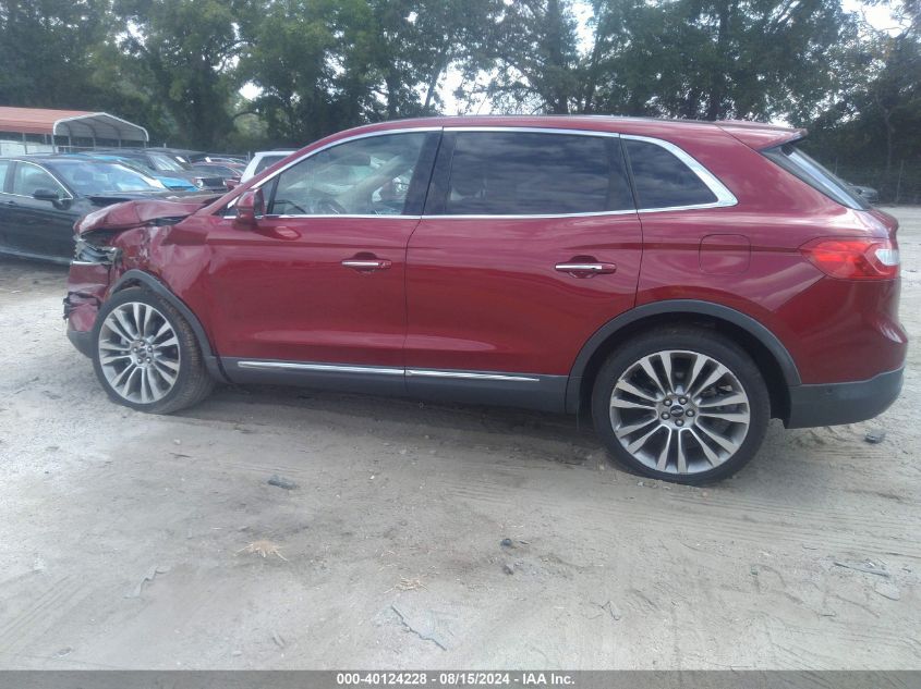 2018 Lincoln Mkx Reserve VIN: 2LMPJ8LP8JBL37258 Lot: 40124228