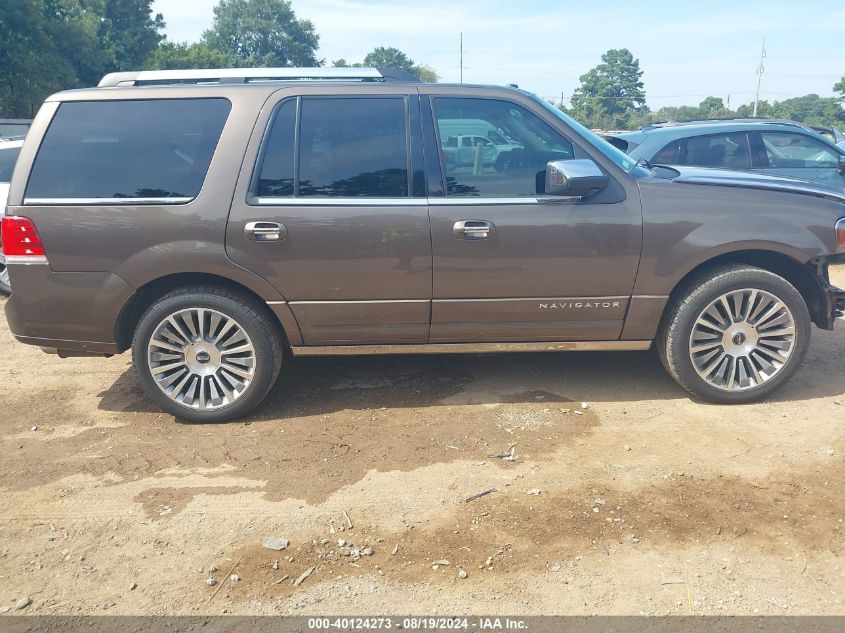 2015 Lincoln Navigator VIN: 5LMJJ2HT3FEJ09360 Lot: 40124273