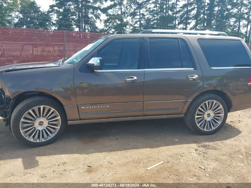 2015 Lincoln Navigator VIN: 5LMJJ2HT3FEJ09360 Lot: 40124273