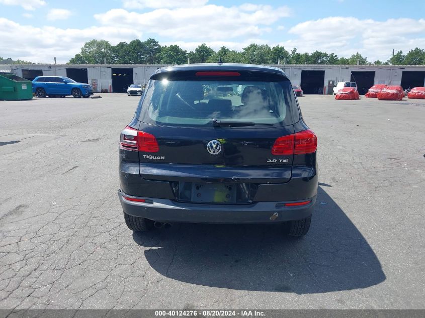 2013 Volkswagen Tiguan S VIN: WVGAV7AX3DW539298 Lot: 40124276