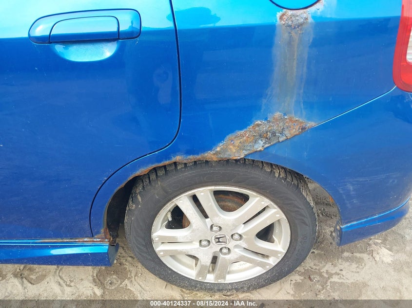 2008 Honda Fit Sport VIN: JHMGD38698S040895 Lot: 40124337