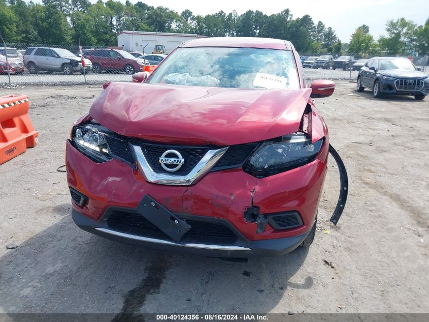 2015 Nissan Rogue S VIN: KNMAT2MV8FP567134 Lot: 40124356