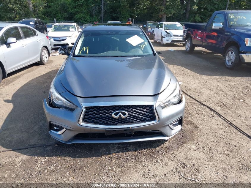 2018 Infiniti Q50 3.0T Luxe VIN: JN1EV7AR9JM436467 Lot: 40124368