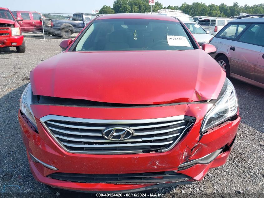 2017 Hyundai Sonata Se VIN: 5NPE24AF1HH495253 Lot: 40124420