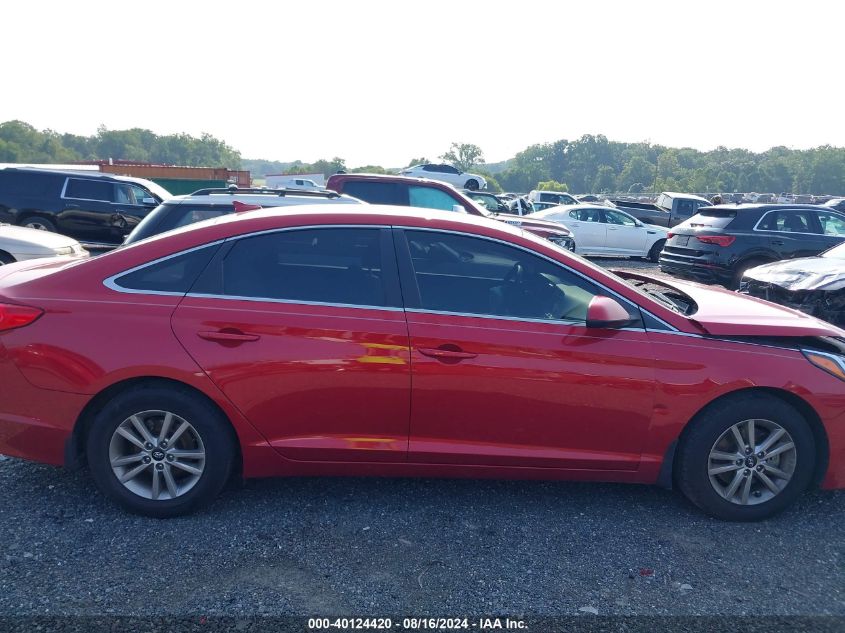 2017 Hyundai Sonata Se VIN: 5NPE24AF1HH495253 Lot: 40124420