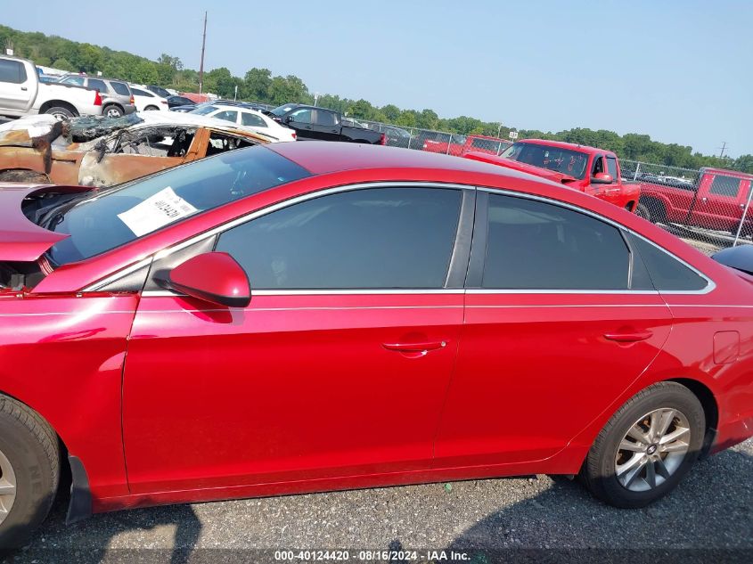 2017 Hyundai Sonata Se VIN: 5NPE24AF1HH495253 Lot: 40124420