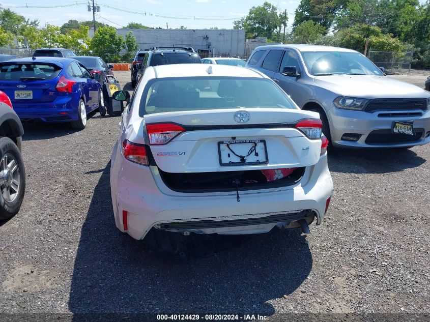 2020 Toyota Corolla Le VIN: JTDEPRAE0LJ015581 Lot: 40124429