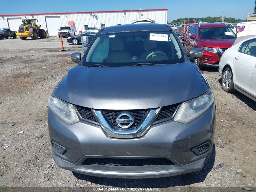 2015 Nissan Rogue S VIN: KNMAT2MT9FP569618 Lot: 40124444