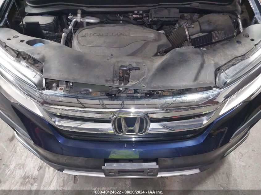 2019 Honda Pilot Touring VIN: 5FNYF6H99KB060077 Lot: 40124522