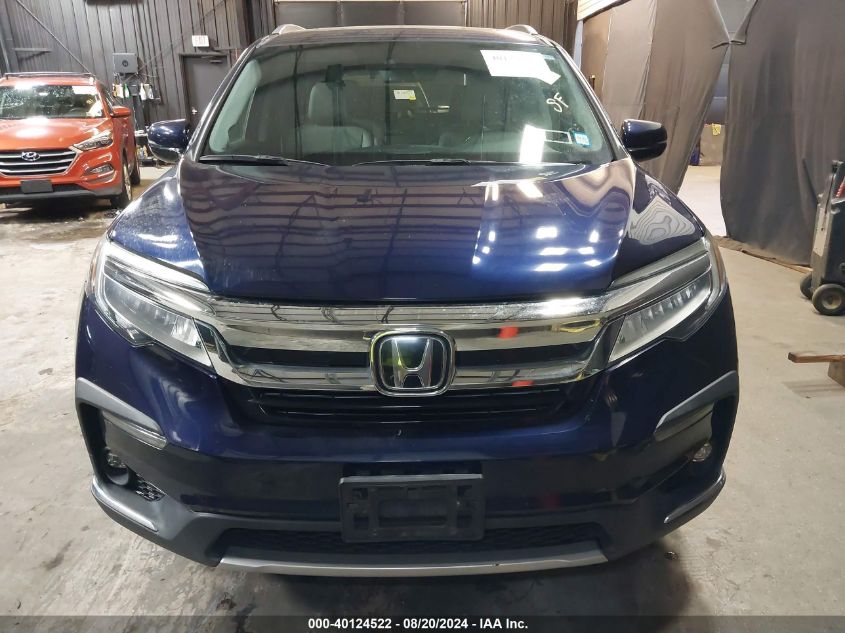 2019 Honda Pilot Touring VIN: 5FNYF6H99KB060077 Lot: 40124522