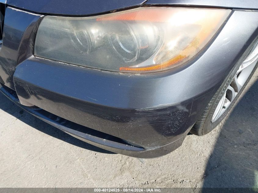 2008 BMW 328I VIN: WBAVA33548KX89780 Lot: 40124525