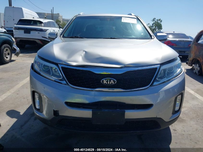 2015 Kia Sorento Lx VIN: 5XYKT4A62FG655015 Lot: 40124529