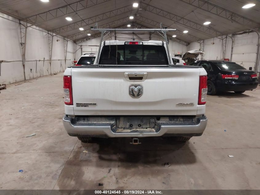 2020 Ram 1500 Big Horn Quad Cab 4X4 6'4 Box VIN: 1C6RRFBG3LN268548 Lot: 40124545