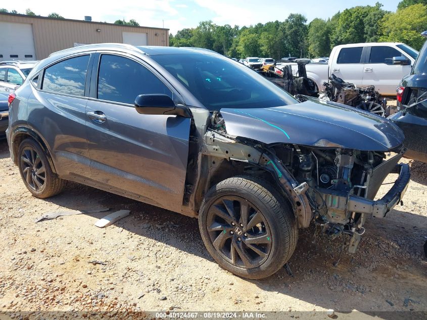 2021 Honda Hr-V 2Wd Sport VIN: 3CZRU5H13MM720475 Lot: 40124567